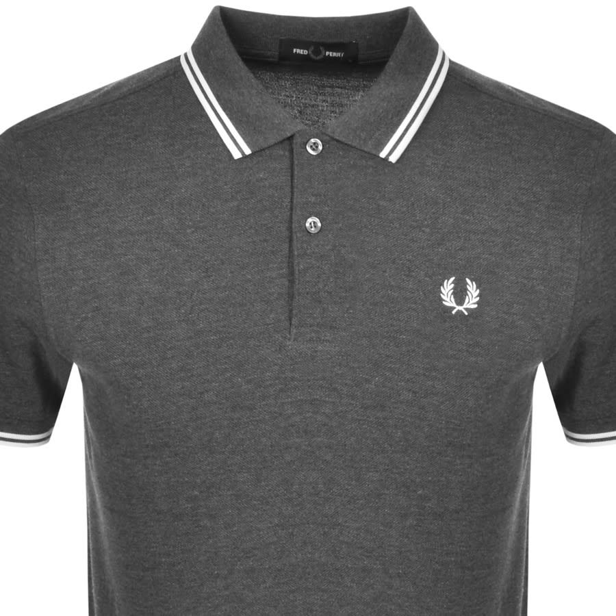 Alternative Image for ProductFred Perry Twin Tipped Polo T Shirt Grey2